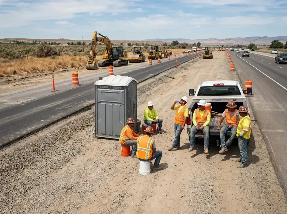 highway-road-construction-crew-007 — frequently asked questions, Porta Potty and Restroom Rentals in Monroe, GA